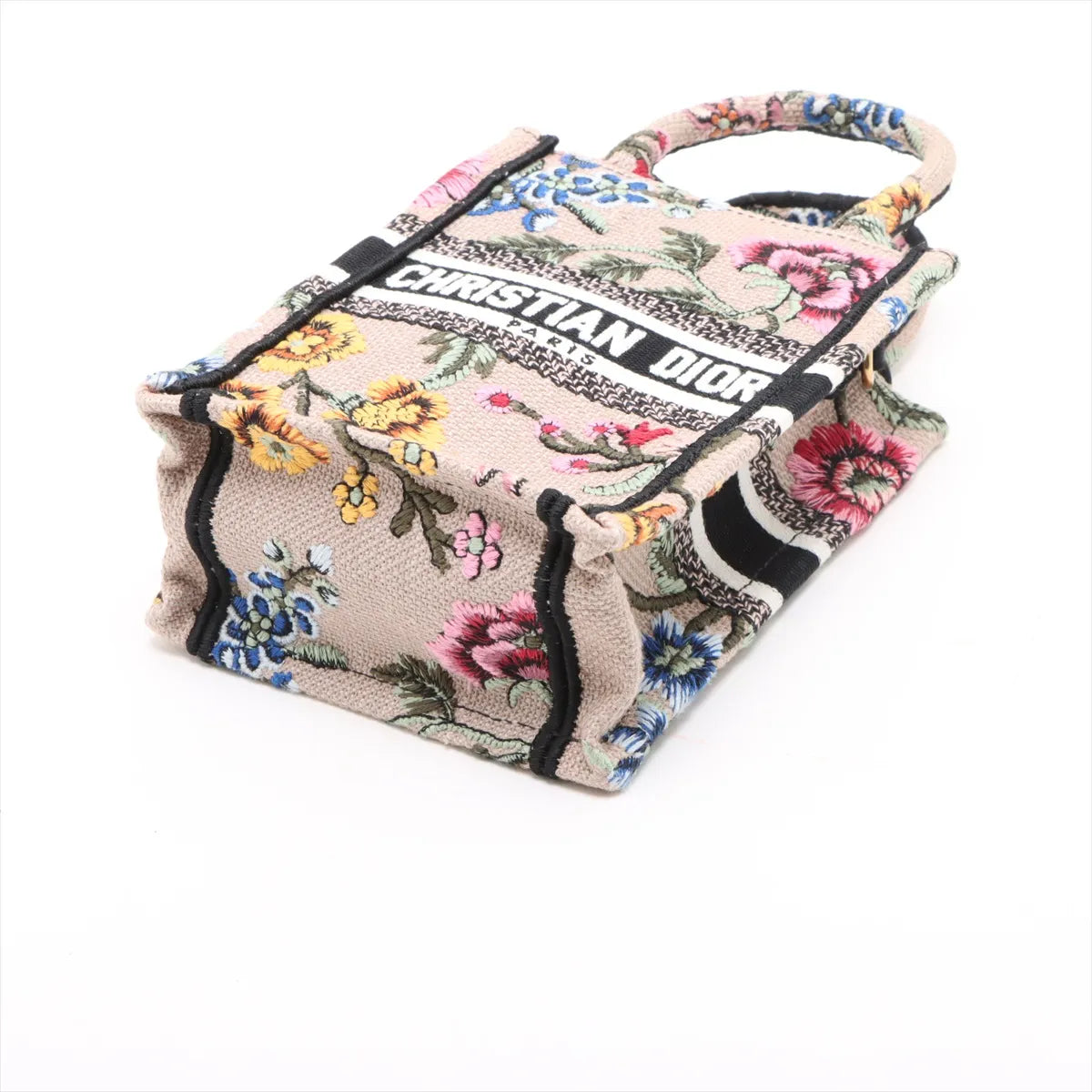 Christian Dior Book Tote Mini Phone Bag Canvas