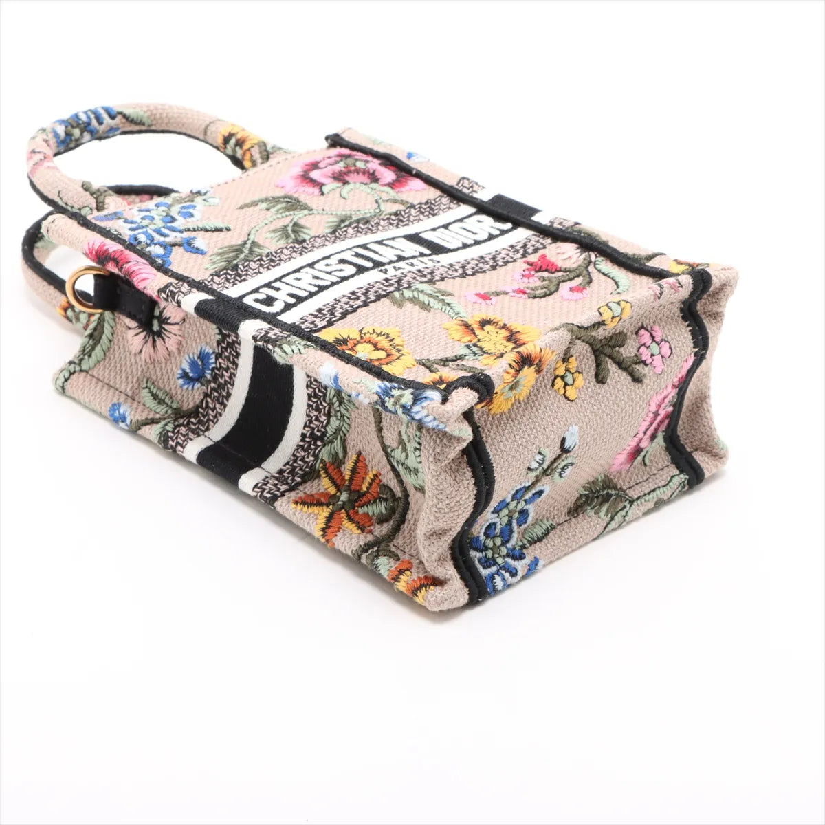 Christian Dior Book Tote Mini Phone Bag Canvas