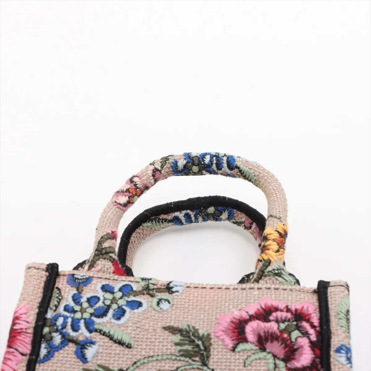 Christian Dior Book Tote Mini Phone Bag Canvas