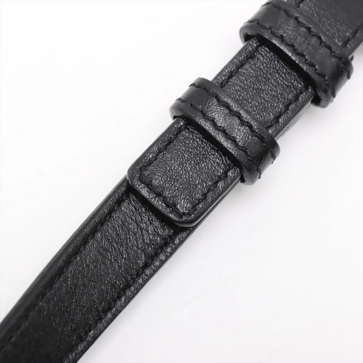 Saint Laurent Calfskin Crocodile Embossed Small Sac de Jour Black