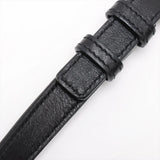 Saint Laurent Calfskin Crocodile Embossed Small Sac de Jour Black