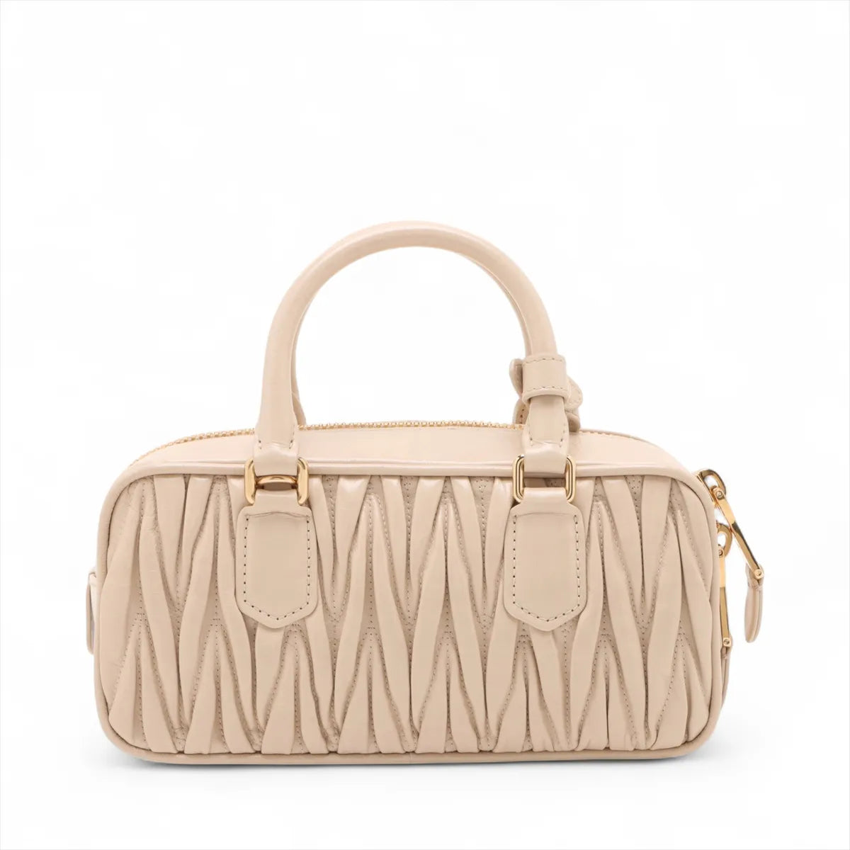 Miu Miu Arkady handbag beige - side
