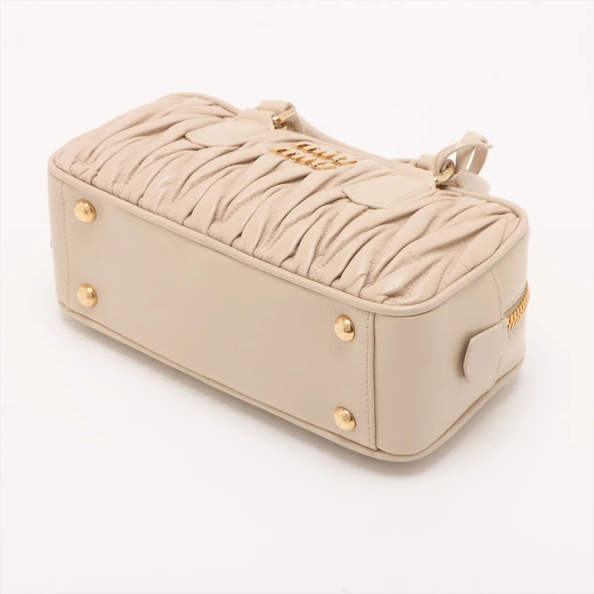 Miu Miu Arkady handbag beige - detail