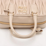 Miu Miu Arkady handbag beige - hardware