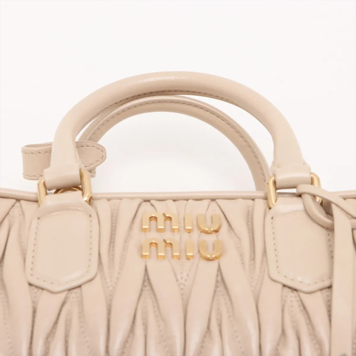 Miu Miu Arkady handbag beige - back