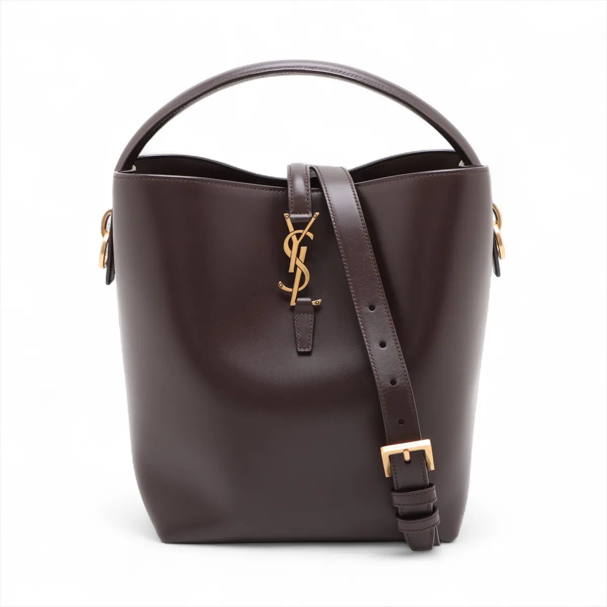 Saint Laurent LE 37 handbag brown - front