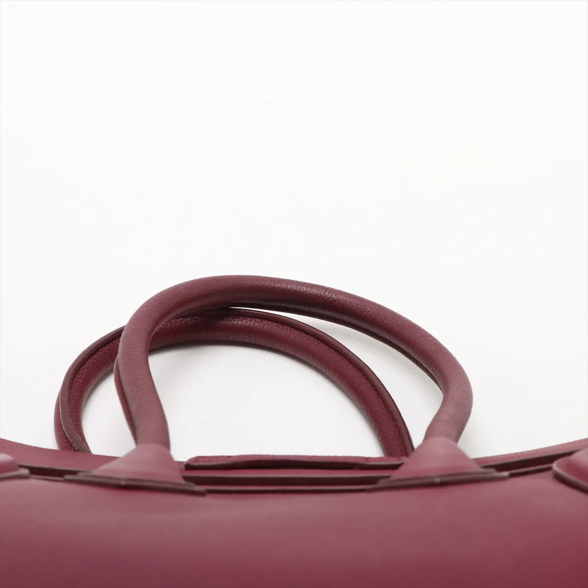 Celine Luggage Micro Shopper bordeaux - back
