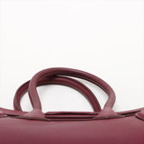 Celine Luggage Micro Shopper bordeaux - back