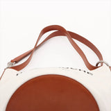 Saint Laurent Rive Gauche bucket bag beige - back