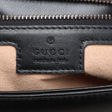 Calfskin Matelasse Small GG Marmont Shoulder Bag Black