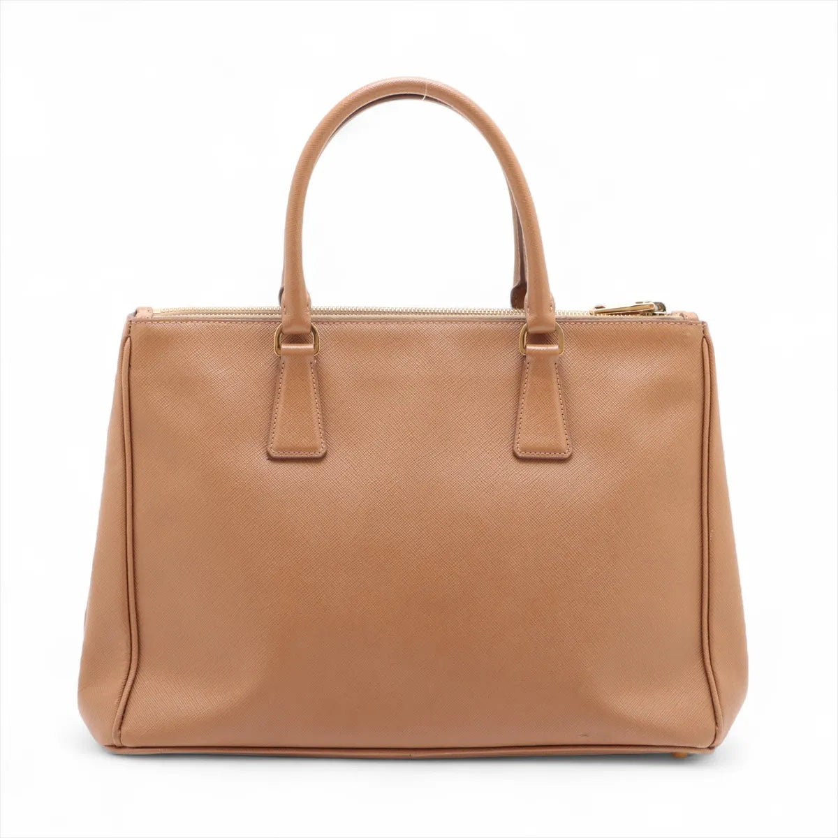 Prada Saffiano handbag brown - side