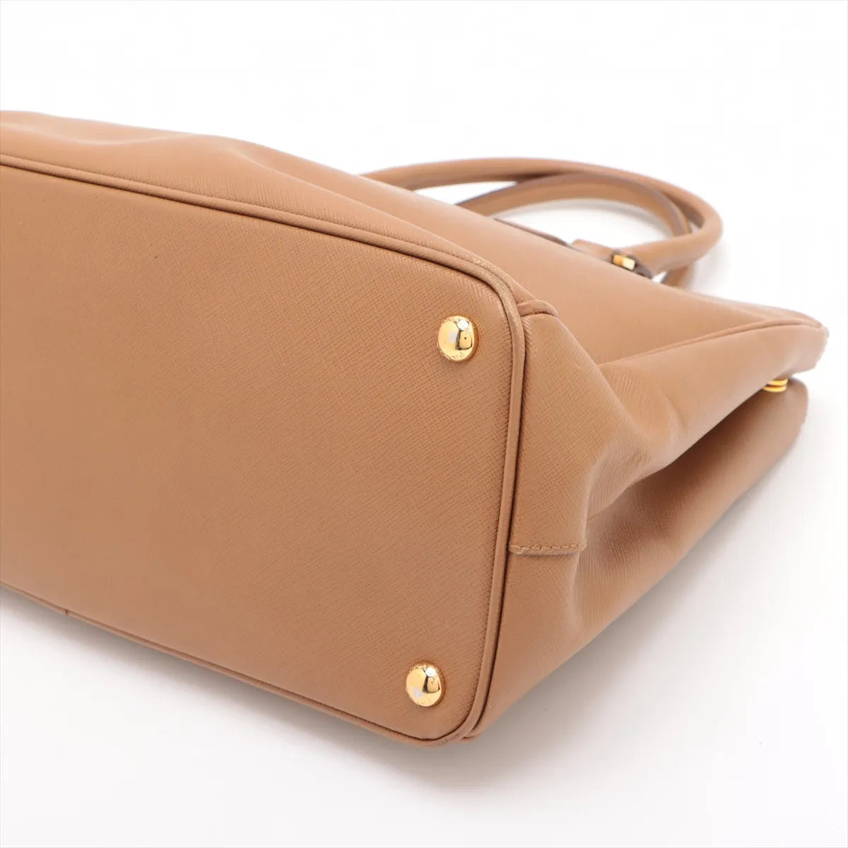 Prada Saffiano handbag brown - detail