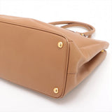 Prada Saffiano handbag brown - detail