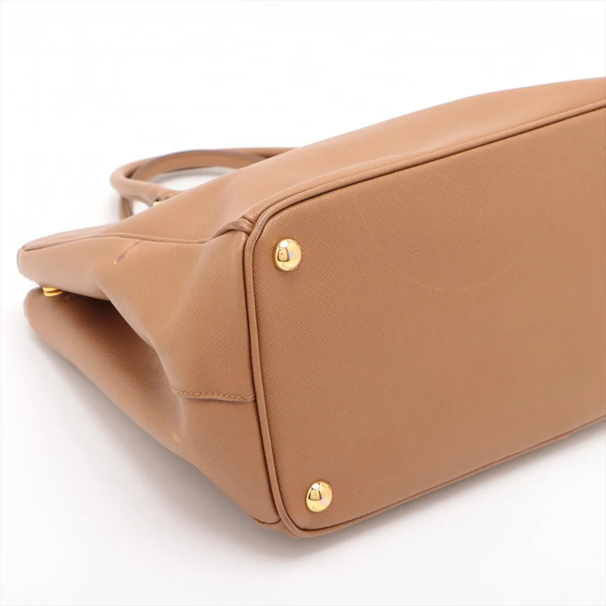 Prada Saffiano handbag brown - interior