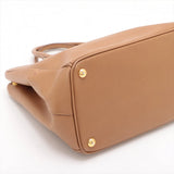 Prada Saffiano handbag brown - interior