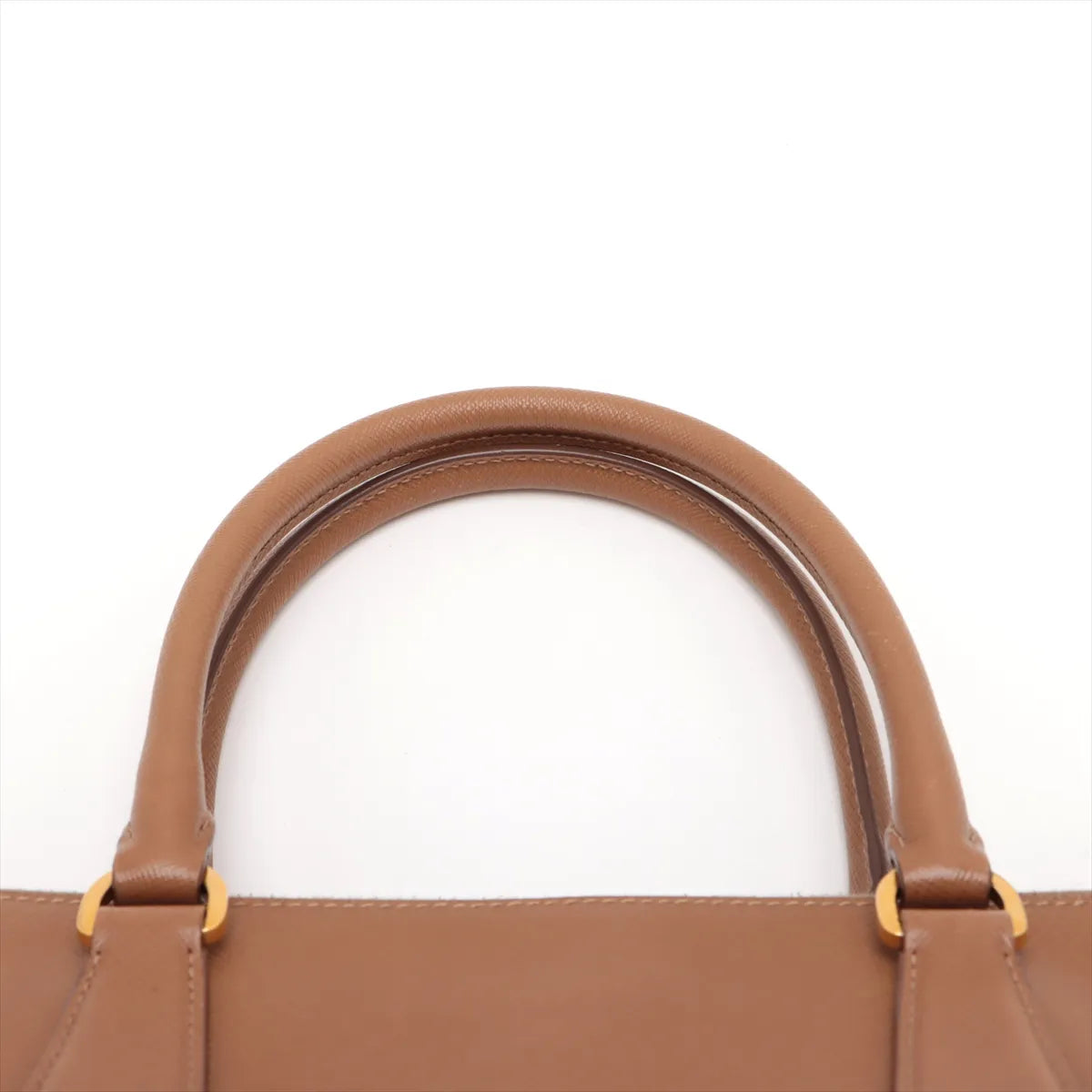 Prada Saffiano handbag brown - back