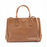 Prada Saffiano handbag brown - front