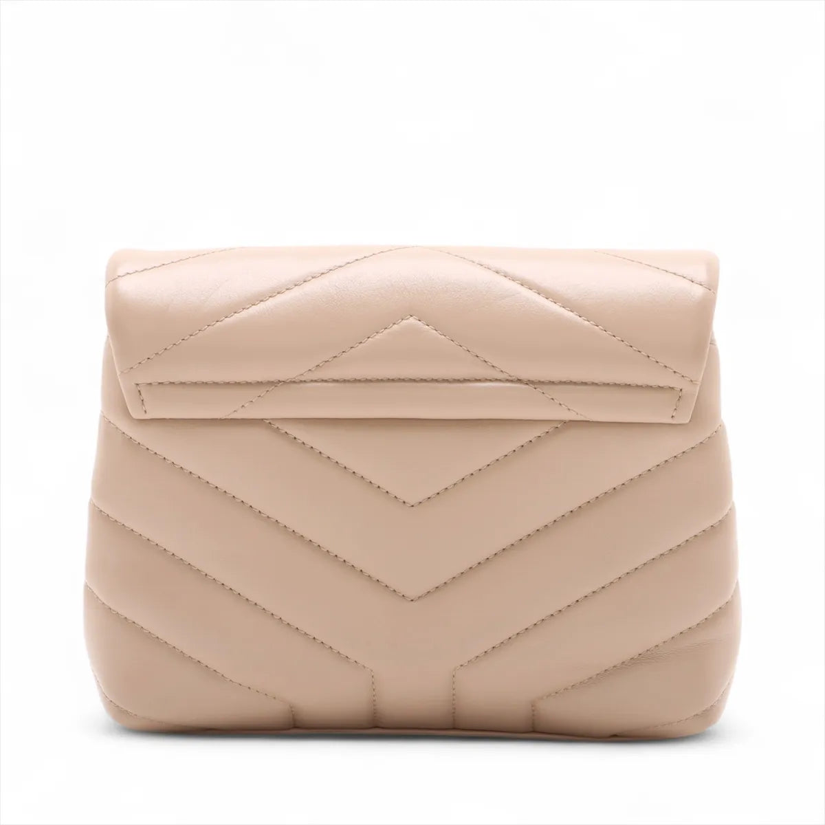 Saint Laurent Lulu shoulder bag beige - side