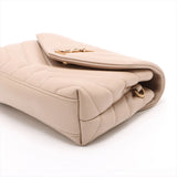 Saint Laurent Lulu shoulder bag beige - detail