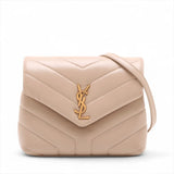 Saint Laurent Lulu shoulder bag beige - front