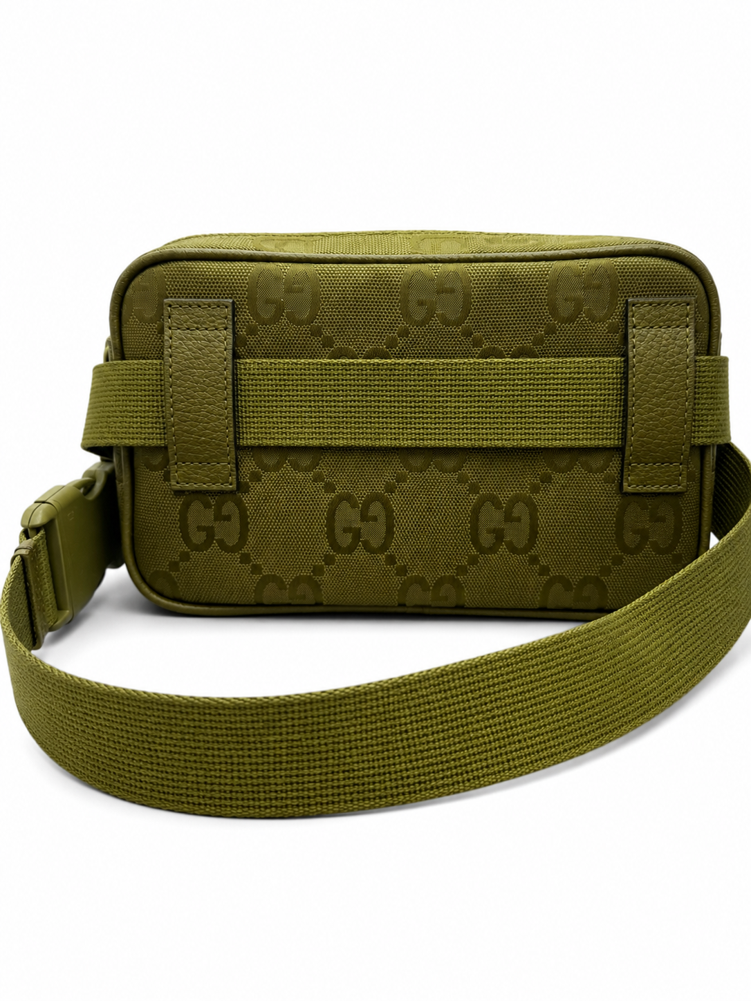 Gucci Off The Grid Belt Bag I Green with Silver Hardware