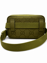 Gucci Off The Grid Belt Bag I Green with Silver Hardware