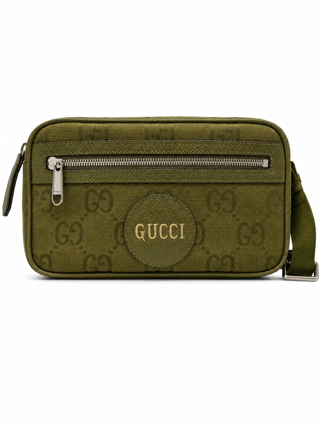 Gucci Off The Grid Belt Bag I Green with Silver Hardware