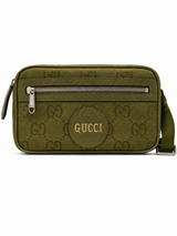 Gucci Off The Grid Belt Bag I Green with Silver Hardware