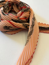 Hermès Alliances Pleated Scarf I Pink