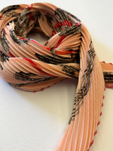 Hermès Alliances Pleated Scarf I Pink
