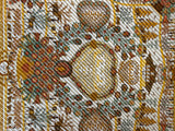 Hermès Découpages Pleated Scarf Ex Libris I Yellow