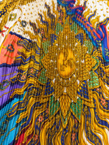 Hermès Carpe Diem Pleated Scarf I Colorful