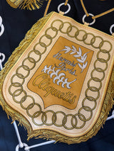 Hermès Cliquets Silk Scarf I Blue, Gold and Off-White