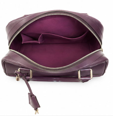 Louis Vuitton Alma Epi Leather Handbag I Plum