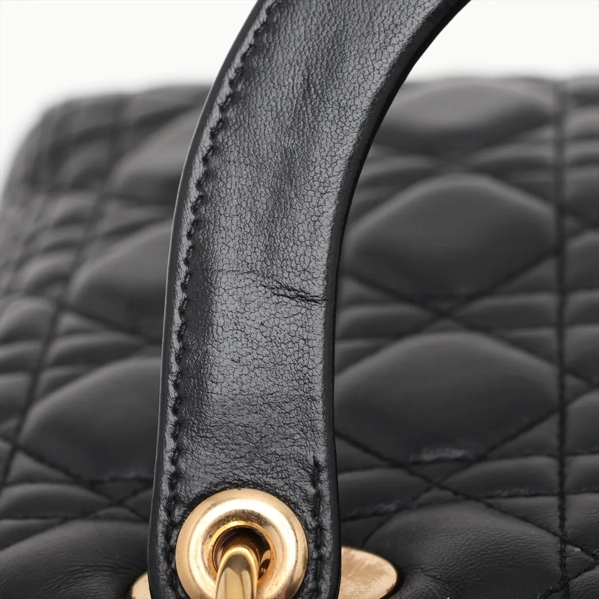 Christian Dior Cannage Lady Dior Leather