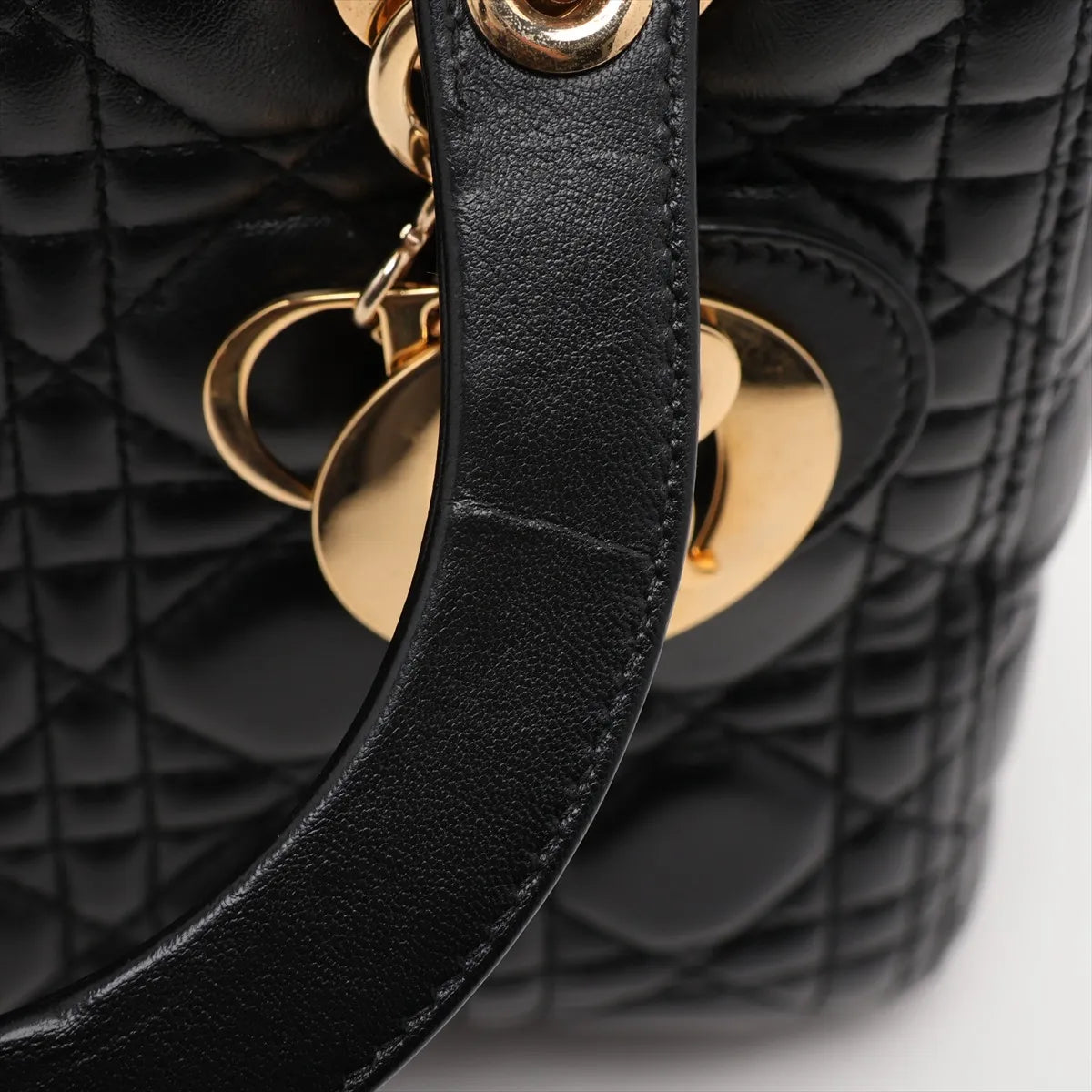 Christian Dior Cannage Lady Dior Leather