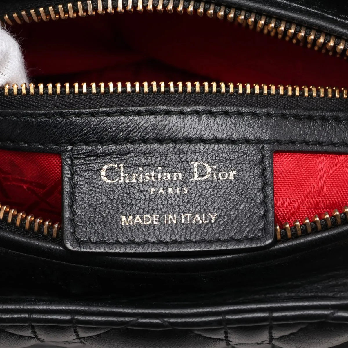 Christian Dior Cannage Lady Dior Leather