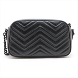 Gucci GG Marmont Matelassé Leather Camera Bag I Black with Black Hardware