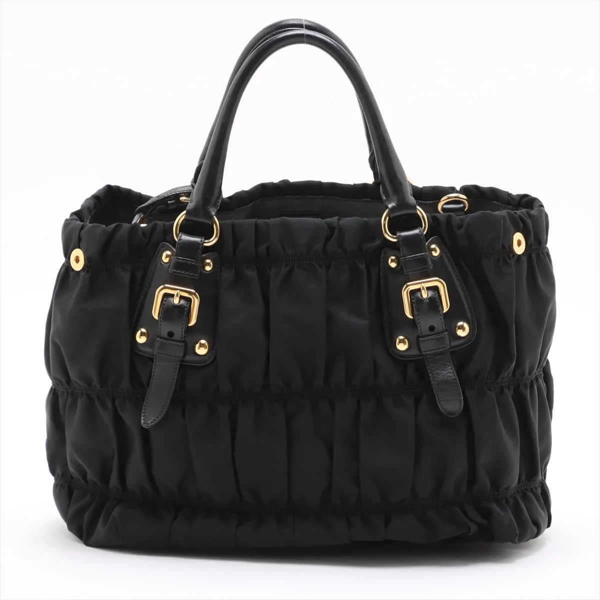 Prada Gather Handbag Black - detail 1