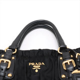 Prada Gather Handbag Black - detail 5