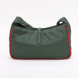 Saint Laurent LE 5 a 7 shoulder bag green x red - side