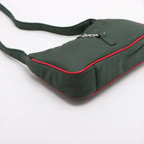 Saint Laurent LE 5 a 7 shoulder bag green x red - interior