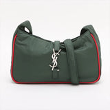 Saint Laurent LE 5 a 7 shoulder bag green x red - front