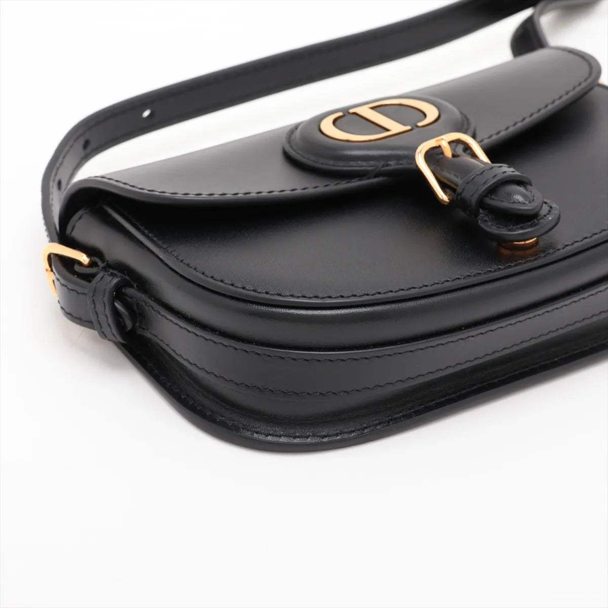 Christian Dior Bobby East West Black Calfskin Shoulder Bag