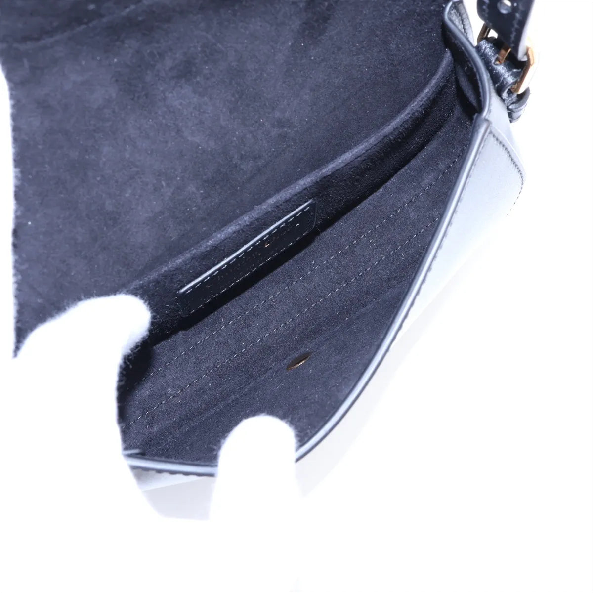 Christian Dior Bobby East West Black Calfskin Shoulder Bag
