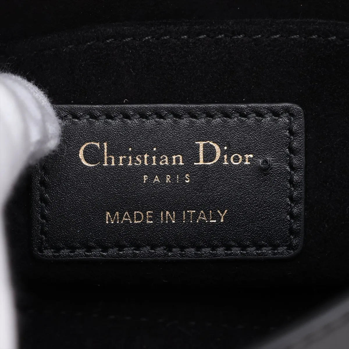 Christian Dior Bobby East West Black Calfskin Shoulder Bag