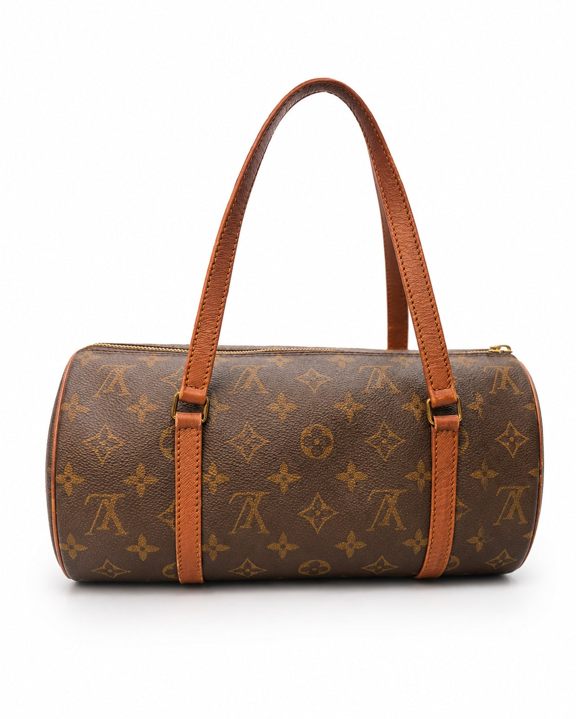 Louis Vuitton Papillon Monogram Coated Canvas Barrel Bag I Brown