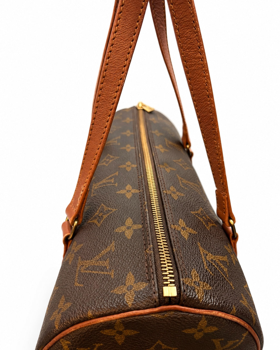 Louis Vuitton Papillon Monogram Coated Canvas Barrel Bag I Brown