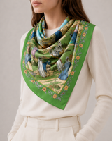 Hermes COSTUMES DES DEPARTEMENTS Carre 90 Silk Scarf - Multicolor