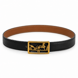Hermès belt on a white studio background — digitally edited from the actual item photographs